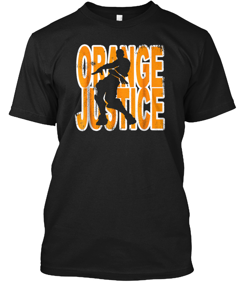 Funny Orange Justice Dance Meme Kids coo Unisex Tshirt