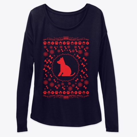 Women Alaskan Klee Do Long Sleeve Midnight T-Shirt Front