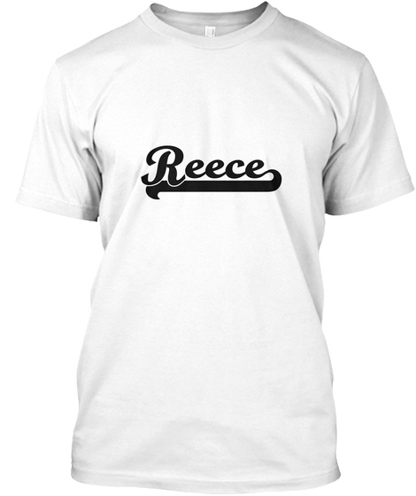 Reece White T-Shirt Front