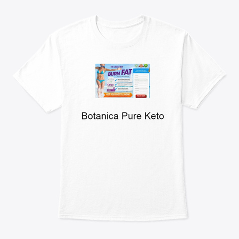 Botanica Pure Keto White T-Shirt Front