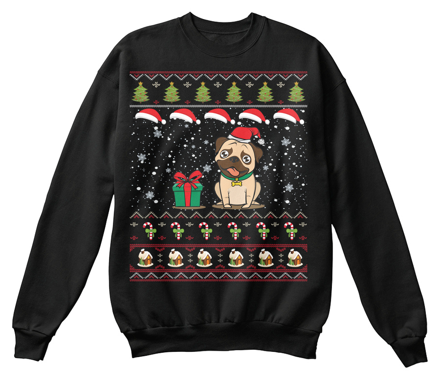 Funny Pug Ugly Christmas Sweater Unisex Tshirt