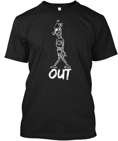 Out Black T-Shirt Front