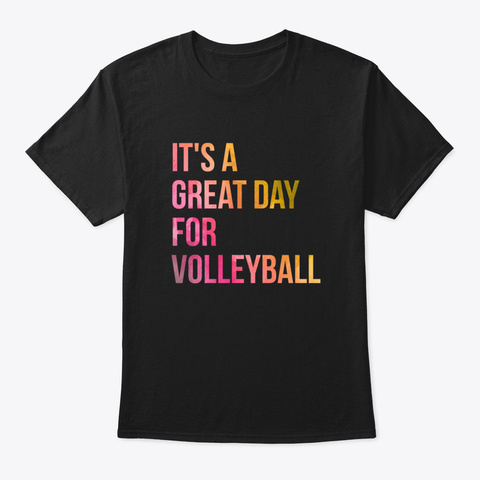 Volleyball Cmc1p Black T-Shirt Front