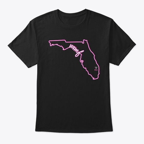 Florida Black áo T-Shirt Front