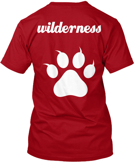 Wilderness Deep Red T-Shirt Back