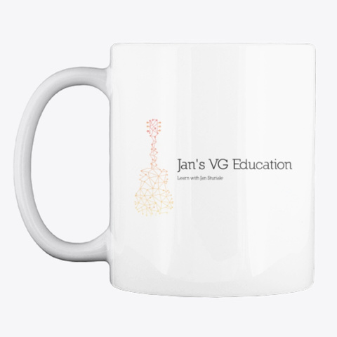 Jan's Vg Education Mug White Kaos Front