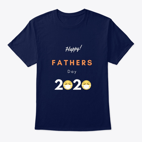 Fathers Day Gift Ideas Navy Maglietta Front