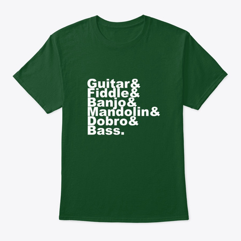 Bluegrass Band Deep Forest T-Shirt Front