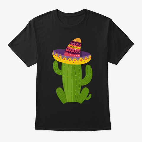 Funny Cinco De Mayo Black T-Shirt Front