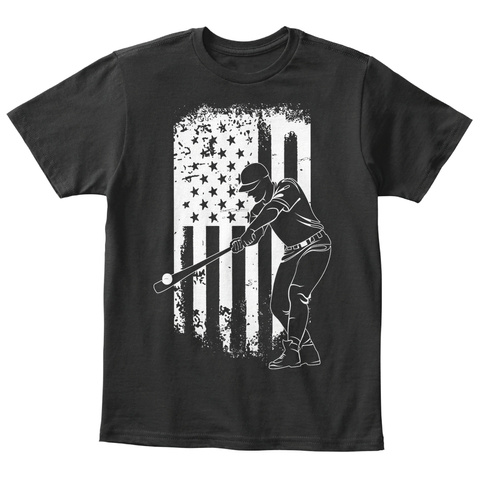 The Great American Pastime   Youth Black T-Shirt Front