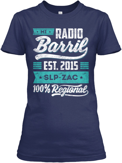 Radio Aniversario Mujer Navy Unisex Tshirt