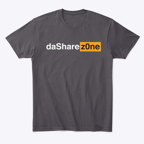 Video Shirt By Da Share Z0 Ne Heathered Charcoal  T-Shirt Front