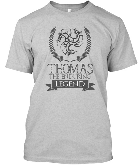 Thomas The Enduring Legend Light Steel T-Shirt Front