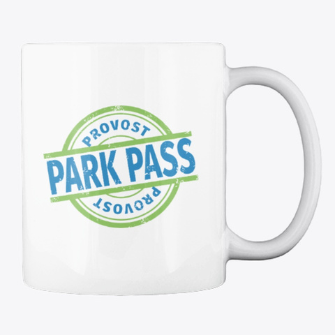 Provost Park Pass Mug White Camiseta Back