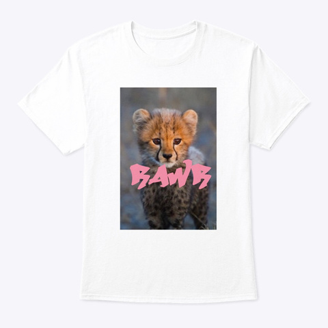 Rawr Tee White T-Shirt Front