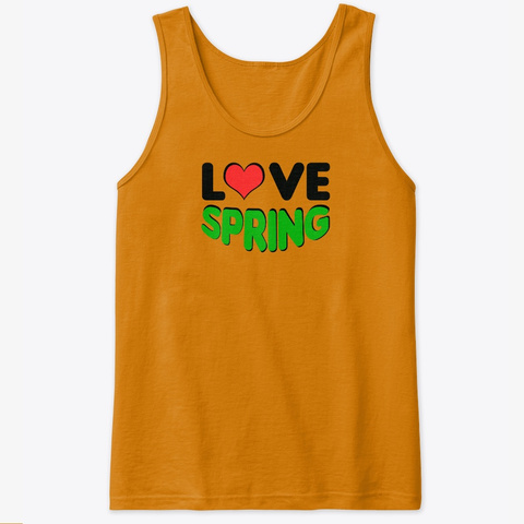 Love Spring Orange T-Shirt Front