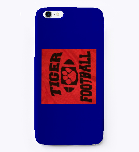 I Phone Tigers Deep Navy T-Shirt Front