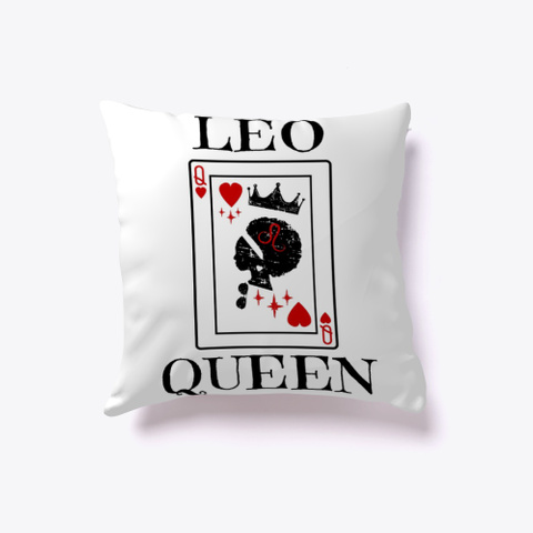 Leo Queen White T-Shirt Front