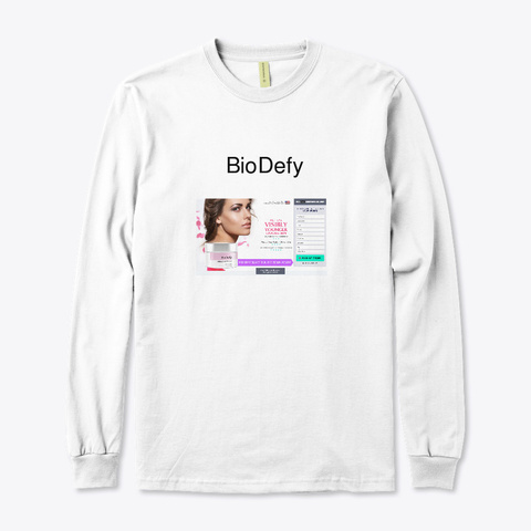 What Is Bio Defy ? White T-Shirt Front
