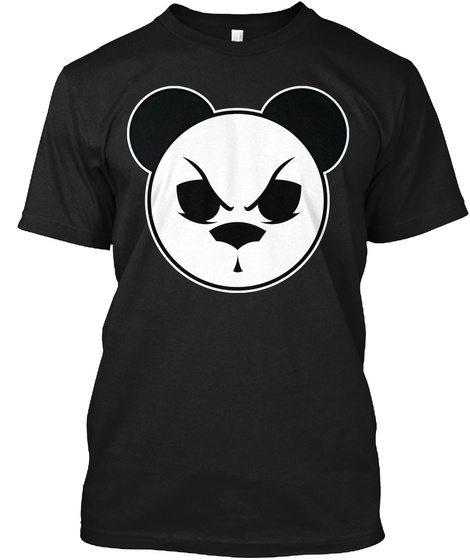 Mld Pandas Tee Black T-Shirt Front
