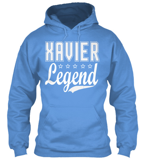Xavier Legend Carolina Blue T-Shirt Front