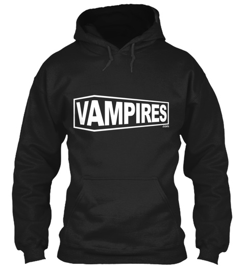 Vampires Black T-Shirt Front