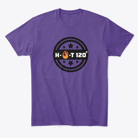 H.O.T120 Degrees#Transgender Series Purple T-Shirt Front