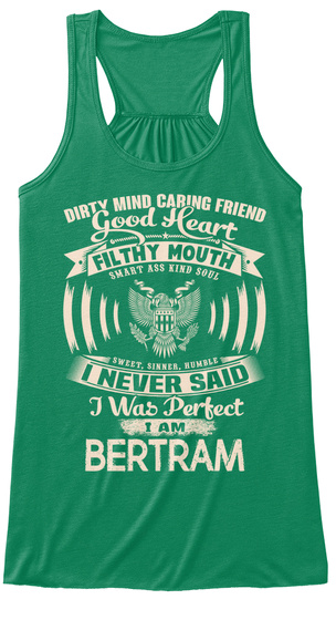 Bertram Name Perfect Kelly T-Shirt Front