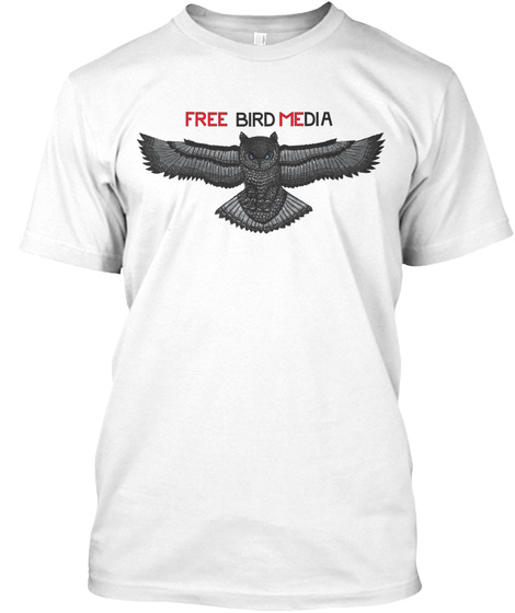 Free Bird Media White T-Shirt Front