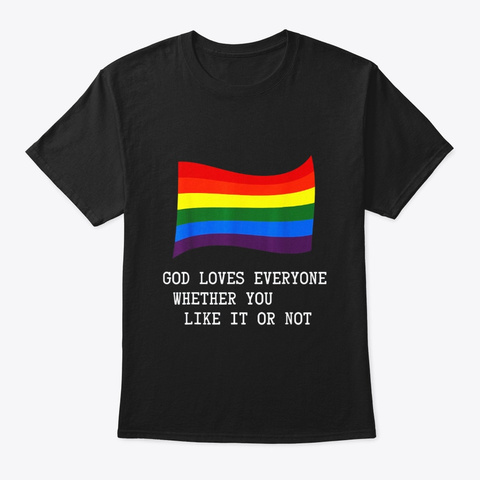 Lgbt Gay Pride Month Transgender T Shirt Black T-Shirt Front