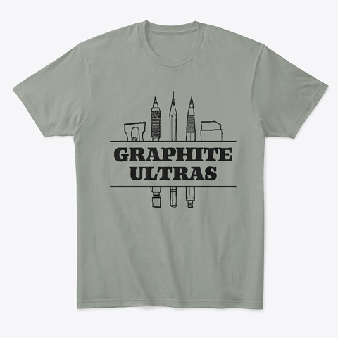 Graphite Ultras Grey T-Shirt Front