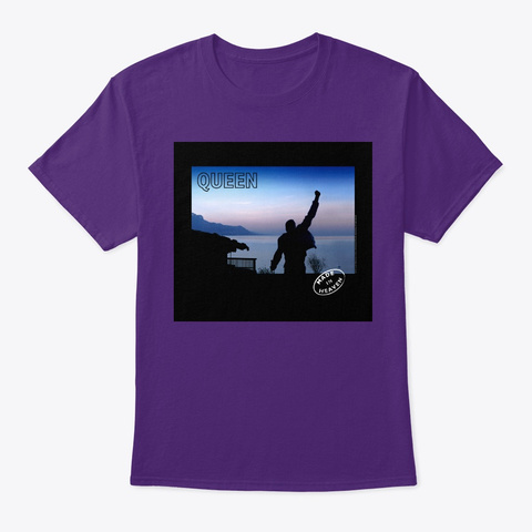 Que Made In Heaven Purple T-Shirt Front