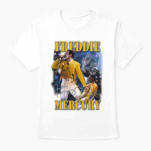 Freddie Mercury Official Live Homage Champion Unisex Tshirt