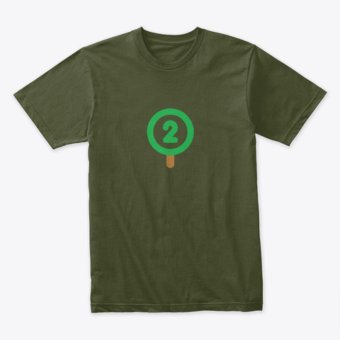 O2 🔬 #Sfsf Military Green T-Shirt Front