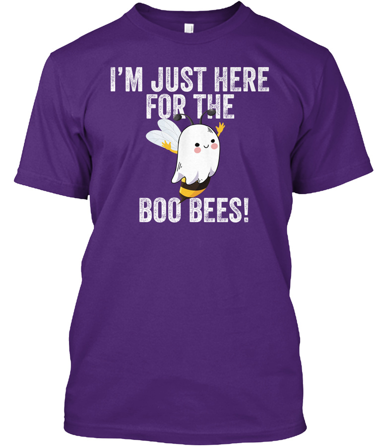 Im Just Here For The Boo Bees Halloween Unisex Tshirt