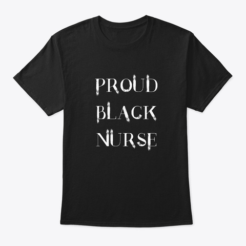 Nurse Pretty Black Educated Women Afro Black Camiseta Front