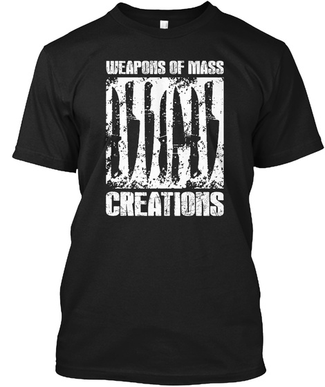 Weapons Of Mass Creations  Black T-Shirt Front