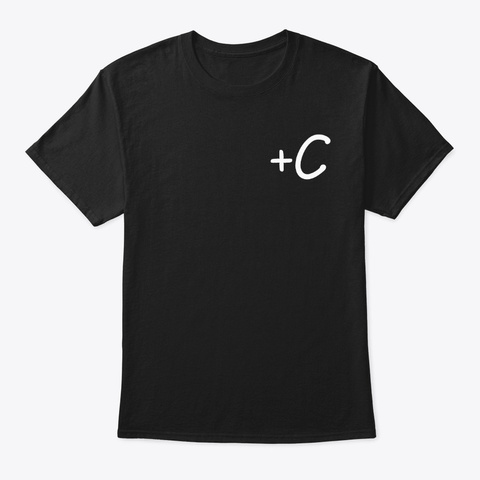 Integrals For You Black T-Shirt Front