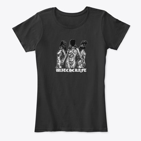 The Three Witches Black T-Shirt Front
