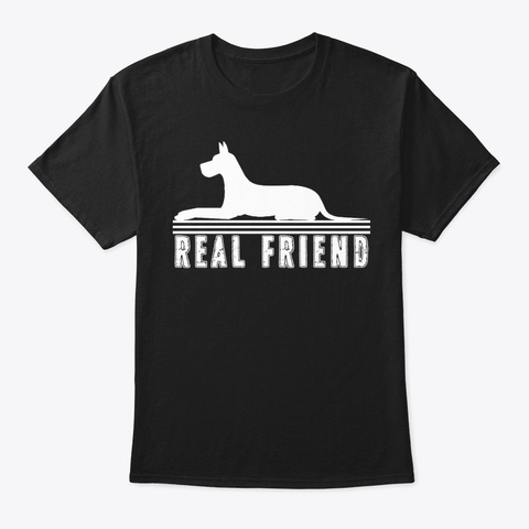 Dog Lover T Shirt Black T-Shirt Front