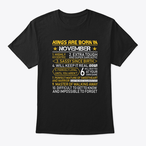November Birthday T-shirt