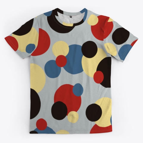 Abstract Multicolor Dots Standard T-Shirt Front