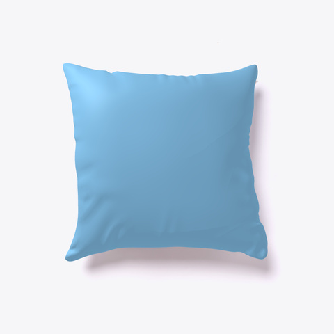 Dog Wash   Pillow Light Blue Kaos Back
