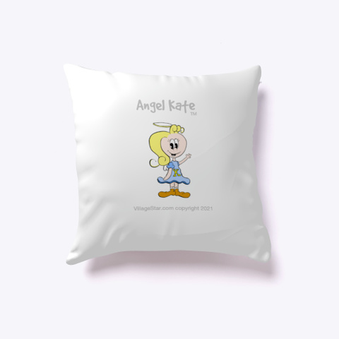 Cute Angel Kate  Pillow Standard T-Shirt Front