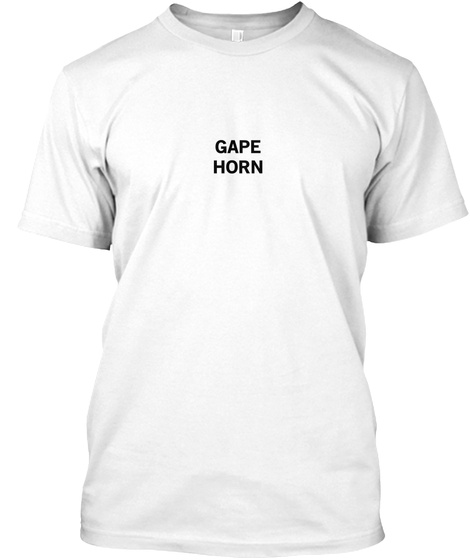 Gape
Horn White T-Shirt Front