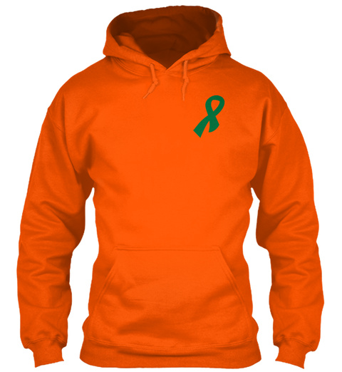 Liver Cancer Safety Orange Maglietta Front