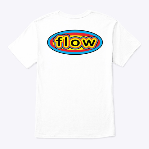 Wolf & Flow Flow White T-Shirt Back