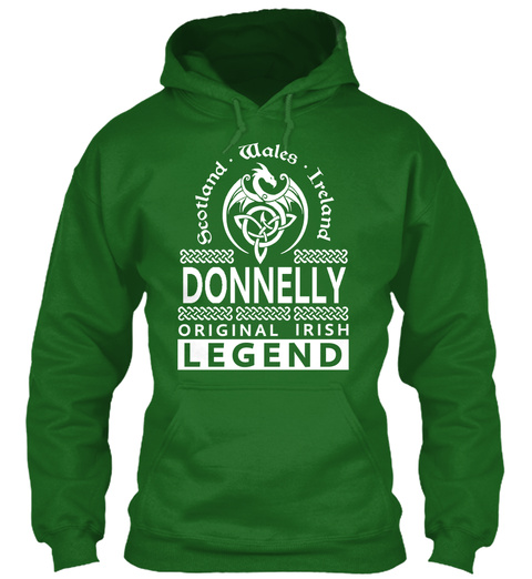 Scotland Ireland Donnelly Original Irish Legend Irish Green T-Shirt Front