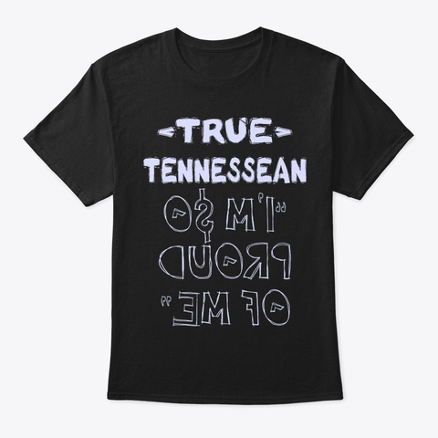 True Tennessean Shirt Black T-Shirt Front