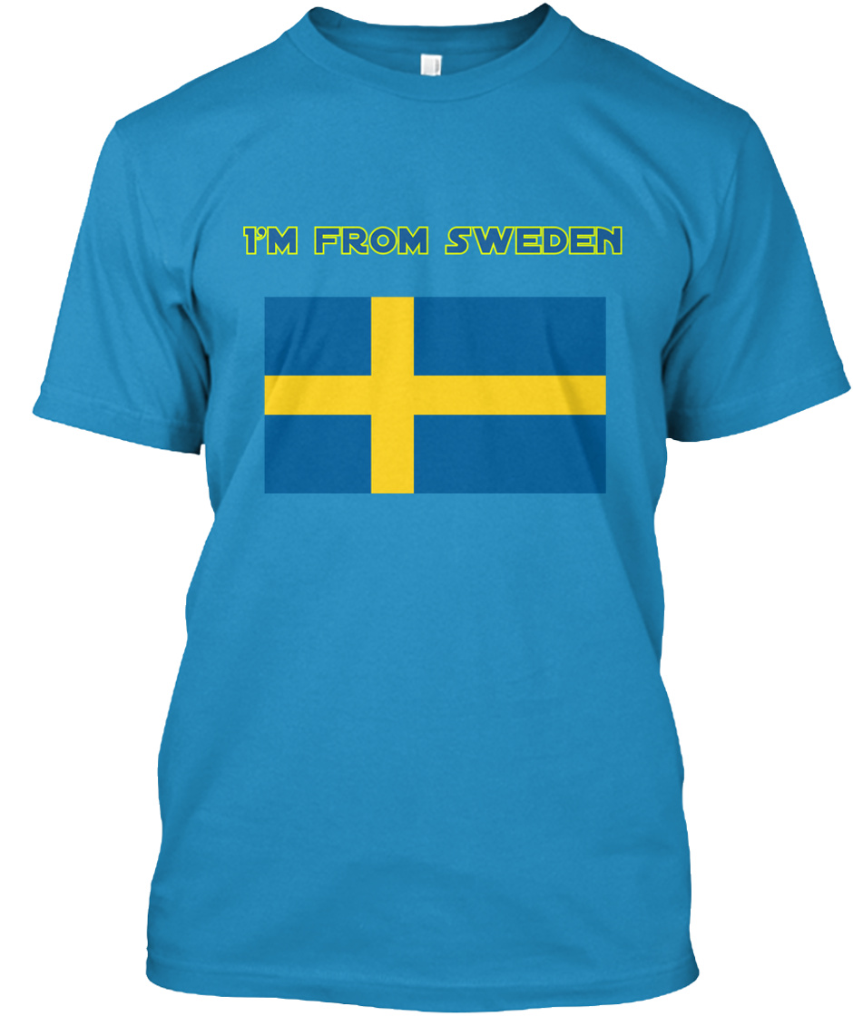Thats it Im Moving to Sweden Geography T-Shirt-PL – Polozatee